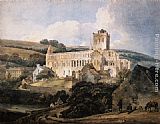 Thomas Girtin Jedburgh Abbey from the South-East painting